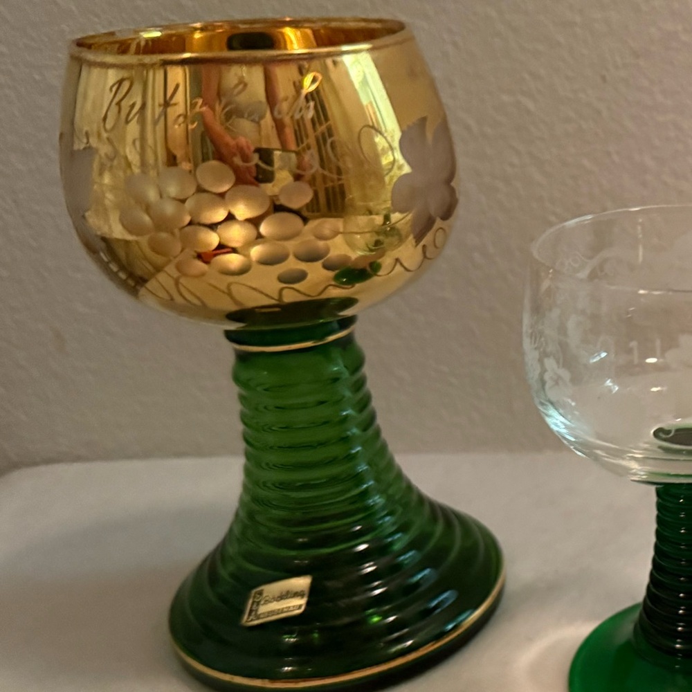 Vintage German Roemer Glass E&A Bockling Neudenau.